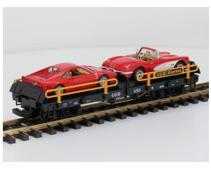 LGB 4059 Autotransportwagen met Ferrari GTO & Chevrolet Corvette