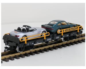 LGB 4059 Autotransportwagen met BMW 333 & Porsche 959