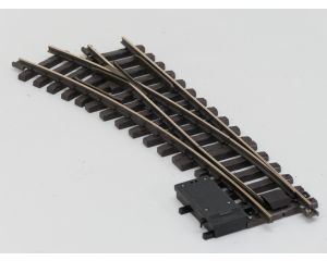 LGB 16150 Elektr.Weiche,links, R3,22.5Grad, Buiten gebruikt, Met Schroefbare railverbinders