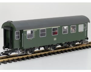 PIKO 37601 G Umbauwagen AB3yg 1./2. Klasse DB IV, Kugellagerachsen, Innenbeleuchtung, 10 Figuren
