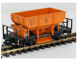 LGB 4041 E Selbstentladewagen OEG 737 mit Metallrader