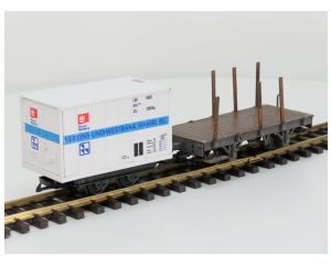 LGB Set 94060 + 4043 Containerwagen