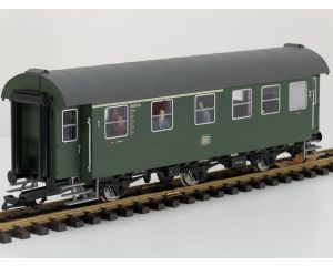 PIKO 37601 G Umbauwagen AB3yg 1./2. Klasse DB IV, Kugellagerachsen, Innenbeleuchtung, 10 Figuren