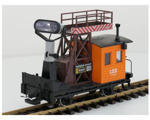 LGB 40490 Scheinwerferwagen mit Metallrader, Stromabnahme, Beleuchtung