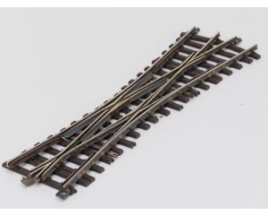 THIEL 2000 Doppelkreuzweiche 15° Messing, Met Schroefbare railverbinders