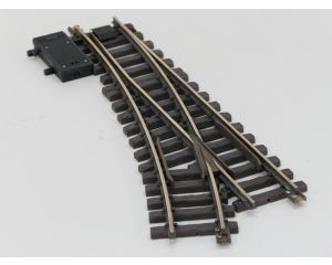 LGB 16050 Elektr.Weiche  rechts, R3,22.5 Grad, Buiten gebruikt, Met Schroefbare railverbinders