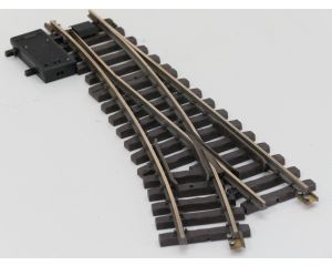 LGB 16050 Elektr.Weiche  rechts, R3,22.5 Grad, Buiten gebruikt, Met Schroefbare railverbinders