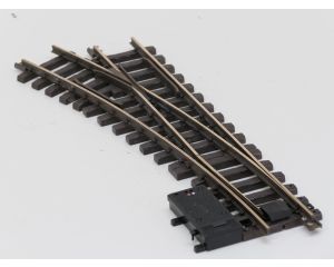LGB 16150 Elektr.Weiche,links, R3,22.5Grad, Buiten gebruikt, Met Schroefbare railverbinders
