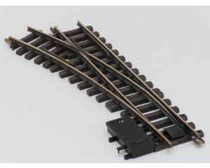 LGB 16150 Elektr.Weiche,links, R3,22.5Grad, Buiten gebruikt, Met Schroefbare railverbinders