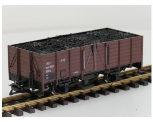 LGB 70416 Bakwagen 416, Metallrader & Ladung & LGB 50050 Schienen Reiniger