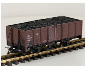 LGB 70416 Bakwagen 416, Metallrader & Ladung & LGB 50050 Schienen Reiniger