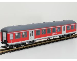 PIKO 37628 Nahverkehrswagen 50 80 22-34 092-3 Bnrz 2. Kl. Regio DB, Kugellagerachsen, Innenbeleuchtung, Energiespeicher, 14 Figuren                                             