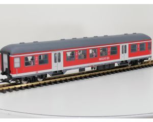 PIKO 37628 Nahverkehrswagen 50 80 22-34 092-3 Bnrz 2. Kl. Regio DB, Kugellagerachsen, Innenbeleuchtung, Energiespeicher, 13 Figuren                                             