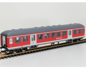 PIKO 37628 Nahverkehrswagen 50 80 22-34 092-3 Bnrz 2. Kl. Regio DB, Kugellagerachsen, Innenbeleuchtung, Energiespeicher, 13 Figuren                                             