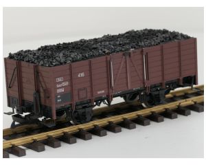 LGB 70416 Bakwagen 416, Metallrader & Beladung