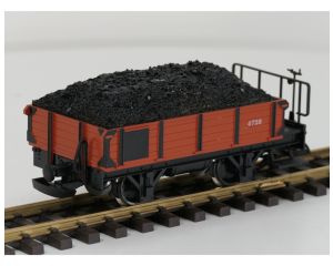 LGB 94005 DEV OW Bakwagen met bordes, Metallrader, Beladung