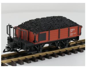 LGB 94005 DEV OW Bakwagen met bordes, Metallrader, Beladung