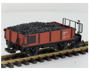 LGB 94005 DEV OW Bakwagen met bordes, Metallrader, Beladung