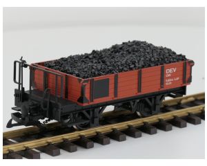 LGB 94005 DEV OW Bakwagen met bordes, Metallrader, Beladung