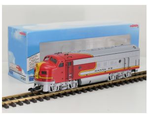 Märklin 54307 ATSF EMD F7 Diesellocomotief – Digitaal, Delta, AC/DC, Geluid – Spoor 1 – in originele verpakking