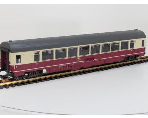 PIKO 37661 Personenwagen Avmz 1. Klasse, Metallachsen, Innenbeleuchtung, 28 Figuren