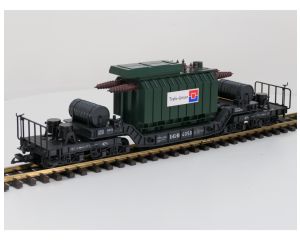 LGB 4058 Tiefladewagen mit Trafo Union NEW OLD STOCK 