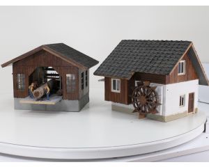 Zelfbouw Set Houtzagerij & Watermolen, 4 figuren