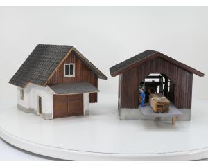 Zelfbouw Set Houtzagerij & Watermolen, 4 figuren