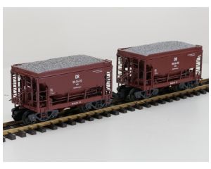 LGB 40049 DR Schüttgutwagen-Set, 4 Stück