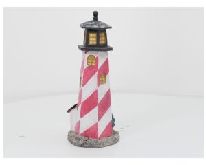 Decoratieve polyresin vuurtoren met verlichting