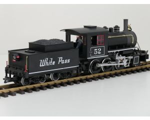 PIKO 38219 G-Dampflokomotive mit Tender Mogul WP&YR, Zimo Digital & Sound & Energieseicher,Extra Stromabnahme