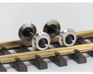GS Metallradsatz klein, 2 st, Fur LGB Feldbahn Loren, vergelijkbaar met LGB 67343
