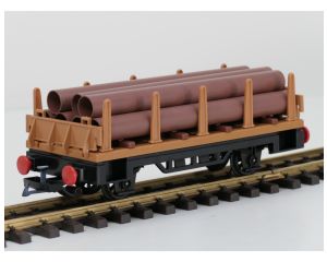 Playmobil 4105 rongenwagen met buizenlading