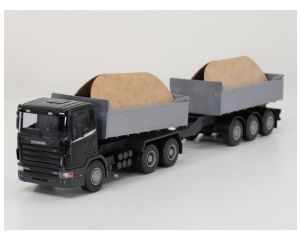 Emek 1:25 Scania 124G Bakwagen met aanhangwagen #9928
