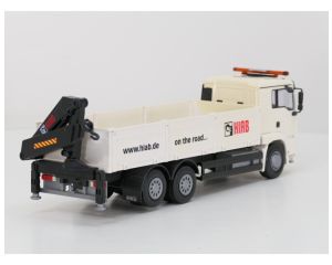 Emek 1:25 Scania R500 Crane Truck White #9929