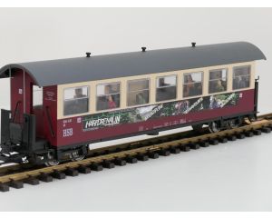 TRAINLINE45 3530749 HSB Personenwagen 900-439, "Harzdrenalin", 13 Figuren, Innenbeleuchtung, Metallrader, Energiespeicher, #817