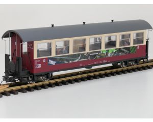 TRAINLINE45 3530749 HSB Personenwagen 900-439, "Harzdrenalin", 4 Figuren, Innenbeleuchtung, Metallrader, Energiespeicher, #365