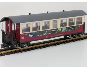 TRAINLINE45 3530749 HSB Personenwagen 900-439, "Harzdrenalin", 4 Figuren, Innenbeleuchtung, Metallrader, Energiespeicher, #365