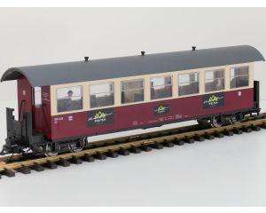 TRAINLINE45 3530740 HSB Personenwagen 7 Fenster 900-440 Modelbau Welten , 6 Figuren, Innenbeleuchtung, Metallrader, Energiespeicher, #830