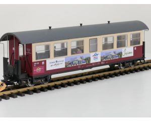 TRAINLINE45 3530742 HSB Personenwagen 7 Fenster 900-439 KB Modelbau Welten, 6 Figuren, Metallrader, #380