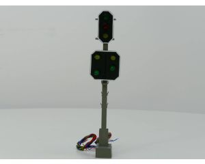 Semaphore AG 38/10304 Rhb Haubtsignal mitt Vorsignal, Voll Metall Ausfürung