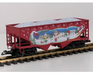 PIKO 38901 Schüttgutwagen "SANTA´S SNOW DELIVERY" mit Ladung, Vitrinemodell