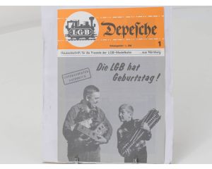 LGB Depesche NR 1 Unveränderter Nachdruck