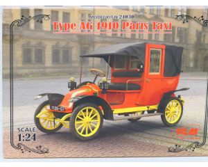 ICM 24030 Renault Type AG 1910 Paris Taxi 1:24