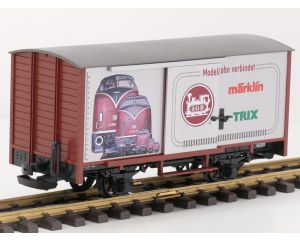 LGB 42355 Gedeckter Güterwagen "Modellbahn verbindet"