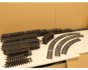 LGB Messing-rails pakket Nr 17 Gesoldeerde rails Totaal 22 Meter