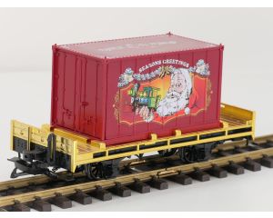 LGB 44030 Weihnachts-Containerwagen, Sammleredition