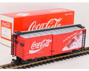 LGB 4391 Amerikaanse Boxcar Coca-Cola You Can't Beat the Feeling! Vitrinemodell