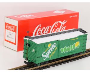 LGB 41900 Box car Enjoy Sprite Vitrinemodell
