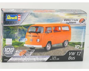 Revell 07667 VW T2 Bus 1:24 Modellbausatz Easy - Click System
